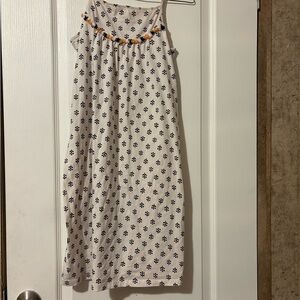 Old Navy White and Black Casual Kids Dress
